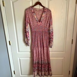 NWOT billabong cosmos maxi dress sz L